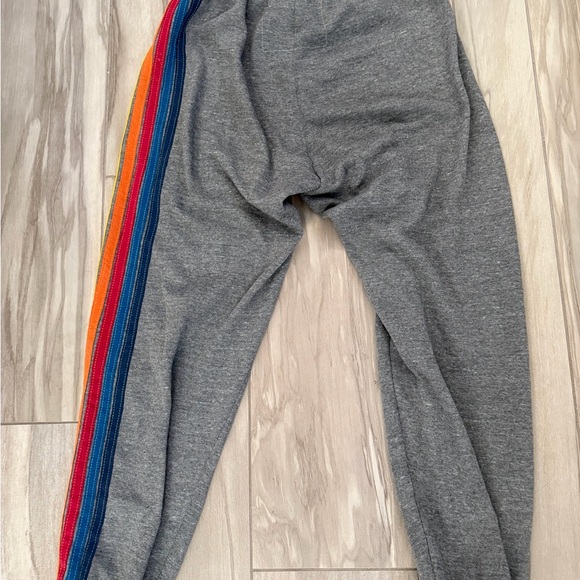 Aviator Nation gray signature stripe sweat pants - Picture 3 of 4